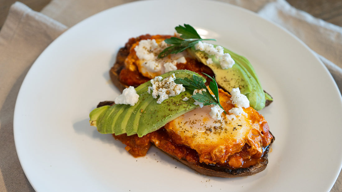 Sweet Potato Shakshuka Toast