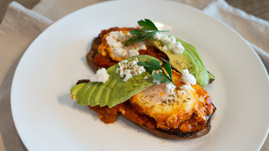 Sweet Potato Shakshuka Toast