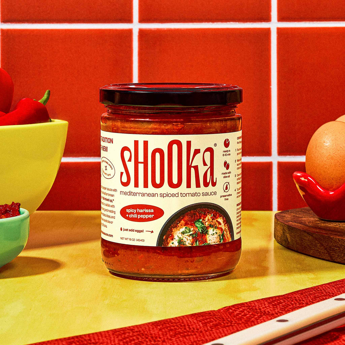 Spicy Harissa + Chili Pepper